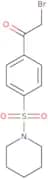 2-Bromo-1-[4-(piperidine-1-sulfonyl)phenyl]ethan-1-one