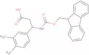 3-((((9H-Fluoren-9-yl)methoxy)carbonyl)amino)-3-(3,4-dimethylphenyl)propanoic acid