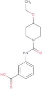 3-[(4-Ethoxypiperidine-1-carbonyl)amino]benzoic acid