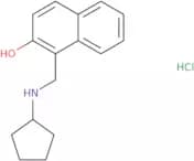 1-[(Cyclopentylamino)methyl]naphthalen-2-ol hydrochloride
