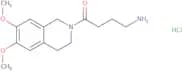 4-Amino-1-(6,7-dimethoxy-1,2,3,4-tetrahydroisoquinolin-2-yl)butan-1-one hydrochloride