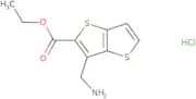 Ethyl 3-(aminomethyl)thieno[3,2-b]thiophene-2-carboxylate hydrochloride