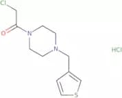 2-Chloro-1-[4-(thiophen-3-ylmethyl)piperazin-1-yl]ethan-1-one hydrochloride