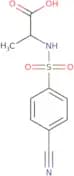 2-(4-Cyanobenzenesulfonamido)propanoic acid