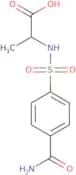 2-(4-Carbamoylbenzenesulfonamido)propanoic acid