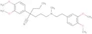 a-[3-[[2-(3,4-Dimethoxyphenyl)ethyl]methylamino]propyl]-3,4-dimethoxy-a-propyl-benzeneacetonitrile