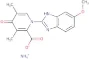 1,4-Dihydro-1-(5-methoxy-1H-benzimidazol-2-yl)-3,5-dimethyl-4-oxo-2-pyridinecarboxylic acid ammoni…