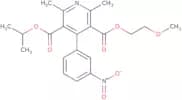 2,6-Dimethyl-4-(3-nitrophenyl)-3,5-pyridinedicarboxylic acid isopropyl 2-methoxyethyl ester