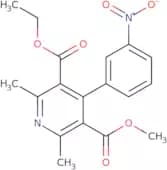 2,6-Dimethyl-4-(3-nitrophenyl)-3,5-pyridinedicarboxylic acid ethyl methyl ester