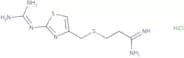 3-[[[2-[(Diaminomethylene)amino]-4-thiazolyl]methyl]thio]propanimidamide hydrochloride