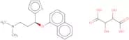 N,N-Dimethyl-3-(1-naphthalenyloxy)-3-(2-thienyl) propanamine tartrate