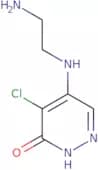 5-[(2-Aminoethyl)amino]-4-chloro-2,3-dihydropyridazin-3-one