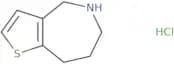 4H,5H,6H,7H,8H-Thieno[3,2-c]azepine hydrochloride