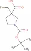 1-[(tert-Butoxy)carbonyl]-3-(fluoromethyl)pyrrolidine-3-carboxylic acid