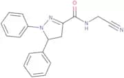 N-(Cyanomethyl)-1,5-diphenyl-4,5-dihydro-1H-pyrazole-3-carboxamide