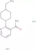 2-[4-(Aminomethyl)piperidin-1-yl]pyridine-3-carboxamide dihydrochloride
