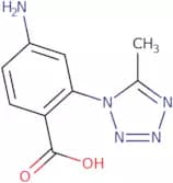 4-Amino-2-(5-methyl-1H-1,2,3,4-tetrazol-1-yl)benzoic acid