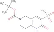 tert-Butyl 3-methanesulfonyl-2-oxo-1,2,5,6,7,8-hexahydro-1,6-naphthyridine-6-carboxylate