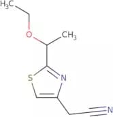 2-[2-(1-Ethoxyethyl)-1,3-thiazol-4-yl]acetonitrile