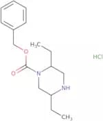 Benzyl 2,5-diethylpiperazine-1-carboxylate hydrochloride