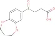 3-(3,4-Dihydro-2H-1,5-benzodioxepine-7-sulfinyl)propanoic acid