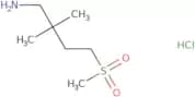 4-Methanesulfonyl-2,2-dimethylbutan-1-amine hydrochloride