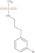 N-{2-[(3-Bromophenyl)sulfanyl]ethyl}methanesulfonamide
