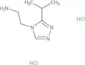 2-[3-(Propan-2-yl)-4H-1,2,4-triazol-4-yl]ethan-1-amine dihydrochloride