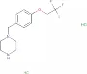 1-{[4-(2,2,2-Trifluoroethoxy)phenyl]methyl}piperazine dihydrochloride