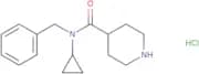 N-Benzyl-N-cyclopropylpiperidine-4-carboxamide hydrochloride