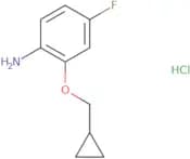 2-(Cyclopropylmethoxy)-4-fluoroaniline hydrochloride