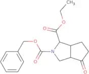 (3aR,6aS)-2-Benzyl 1-ethyl 4-oxohexahydrocyclopenta[C]pyrrole-1,2(1H)-dicarboxylate