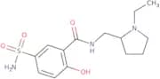 (RS)-N-[(1-Ethylpyrrolidin-2-yl)methyl]-2-hydroxy-5-sulphamoylbenzamide