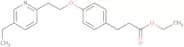 4-[2-(5-Ethyl-2-pyridinyl)ethoxy]benzenepropanoic acid ethyl ester