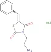3-(2-Aminoethyl)-5-(phenylmethylidene)-1,3-thiazolidine-2,4-dione hydrochloride