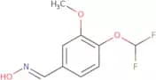 4-(Difluoromethoxy)-3-methoxybenzaldehyde oxime