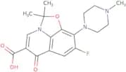 8-Fluoro-2,2-dimethyl-9-(4-methyl-1-piperazinyl)-6-oxo-2H,6H-oxazolo[5,4,3-ij]quinoline-5-carboxyl…