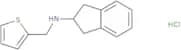 N-(Thiophen-2-ylmethyl)-2,3-dihydro-1H-inden-2-amine hydrochloride