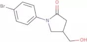 1-(4-Bromophenyl)-4-(hydroxymethyl)pyrrolidin-2-one