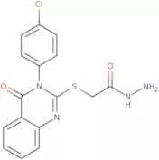 2-{[3-(4-Chlorophenyl)-4-oxo-3,4-dihydroquinazolin-2-yl]sulfanyl}acetohydrazide