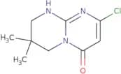2-Chloro-7,7-dimethyl-1H,4H,6H,7H,8H-[1,3]diazino[1,2-a]pyrimidin-4-one