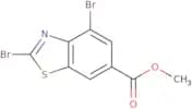 2,4-Dibromo-benzothiazole-6-carboxylic acid methyl ester