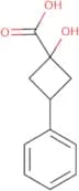 1-Hydroxy-3-phenylcyclobutane-1-carboxylic acid