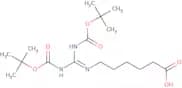 6-[({[(tert-Butoxy)carbonyl]amino}({[(tert-butoxy)carbonyl]imino})methyl)amino]hexanoic acid