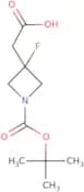 2-(1-Boc-3-fluoroazetidin-3-yl)acetic acid