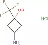 cis-3-Amino-1-(trifluoromethyl)cyclobutan-1-ol hydrochloride