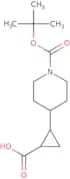 rac-(1R,2S)-2-(1-(tert-Butoxycarbonyl)piperidin-4-yl)cyclopropanecarboxylic acid