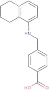 4-{[(5,6,7,8-Tetrahydronaphthalen-1-yl)amino]methyl}benzoic acid