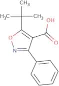 5-(tert-Butyl)-3-phenylisoxazole-4-carboxylic acid