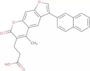 3-[5-Methyl-3-(naphthalen-2-yl)-7-oxo-7H-furo[3,2-G]chromen-6-yl]propanoic acid